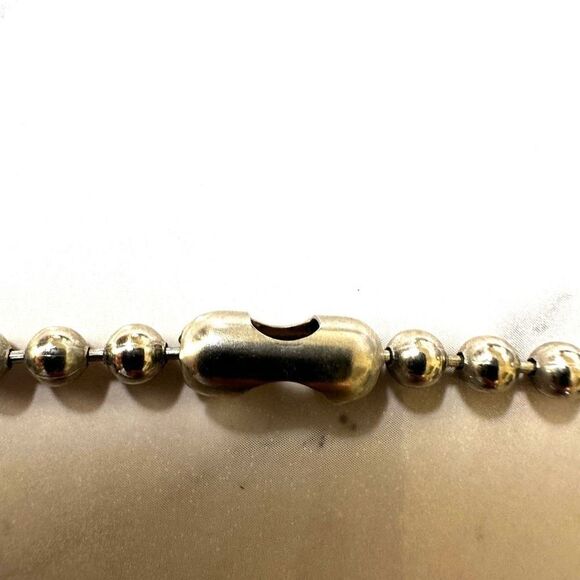 Silver tone love pendant necklace - Picture 8 of 8